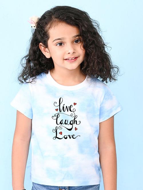 blue cotton blend tee - 20997443 - Very Small Image - 1