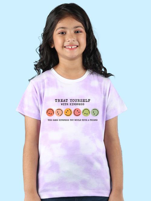 purple cotton blend tee - 20997454 - Very Small Image - 1