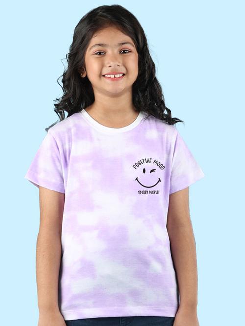 purple cotton blend tee - 20997501 - Very Small Image - 1