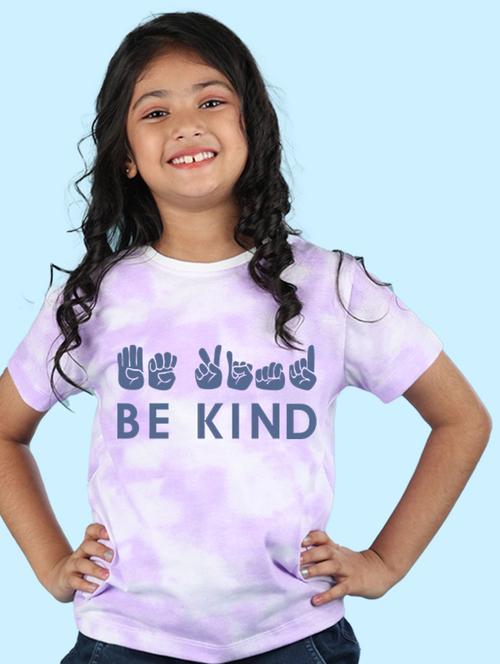 lavender tie & dye printed casual top - 20997506 - Very Small Image - 1