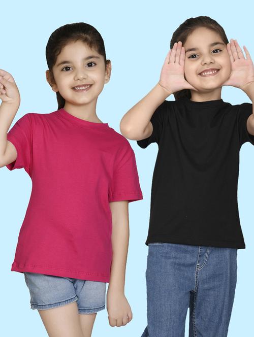 pack of 2 multi coloured solid casual top - 20997547 - Very Small Image - 1