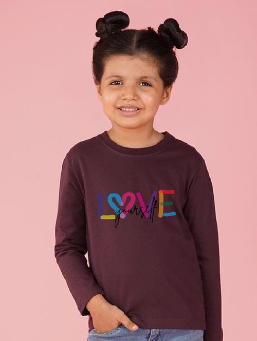 maroon cotton blend tee - 20997866 - Very Small Image - 1