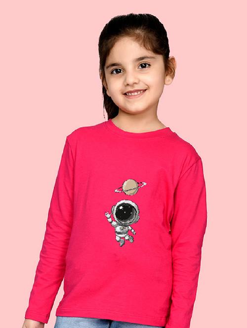 pink cotton blend tee - 20997872 - Very Small Image - 1