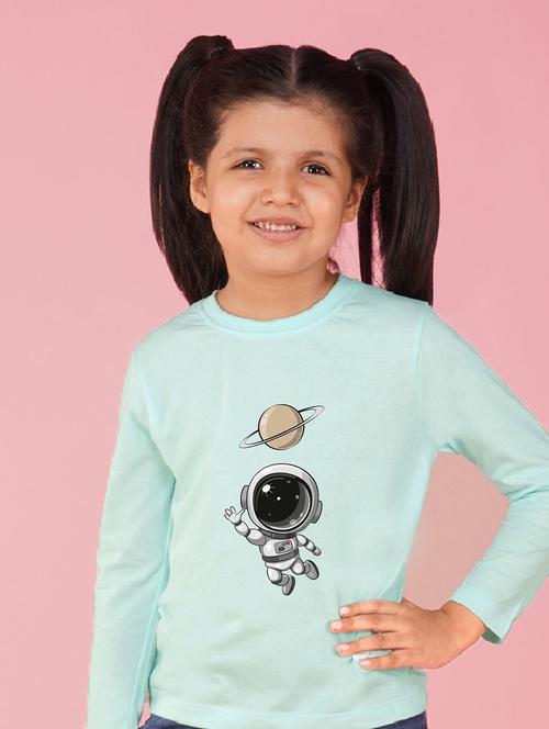 light blue cotton blend tee - 20997878 - Very Small Image - 1