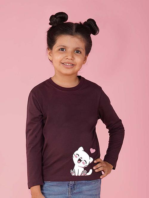 maroon cotton tee - 20997890 - Very Small Image - 1
