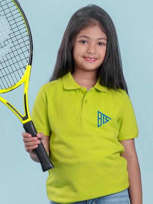 neon green cotton blend tee - 20997969 - Very Small Image - 1