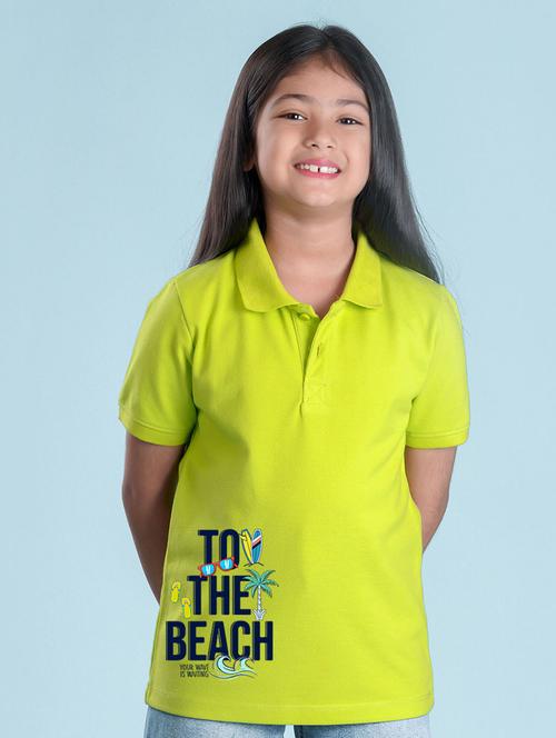 green cotton blend tee - 20998005 - Very Small Image - 1
