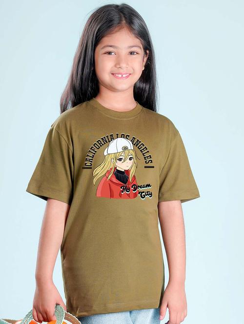 green cotton blend tee - 20998020 - Very Small Image - 1
