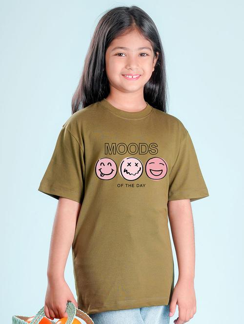 brown cotton blend tee - 20998045 - Very Small Image - 1
