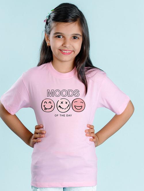 pink cotton blend tee - 20998047 - Very Small Image - 1
