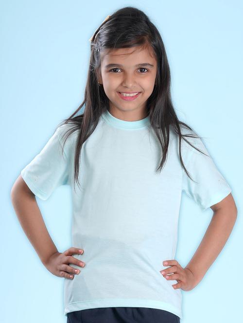 blue cotton blend tee - 20998118 - Very Small Image - 1