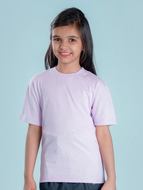 purple cotton blend tee - 20998164 - Very Small Image - 1
