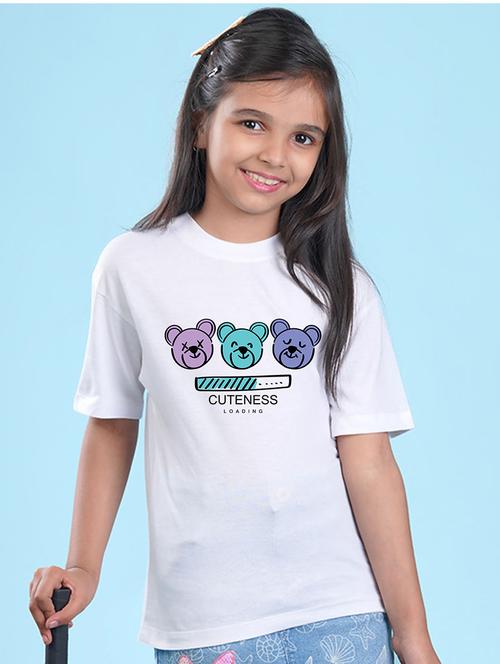 white cotton blend tee - 20998199 - Very Small Image - 1