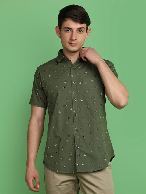 men printed casual shirt - 20998274 - Very Small Image - 1