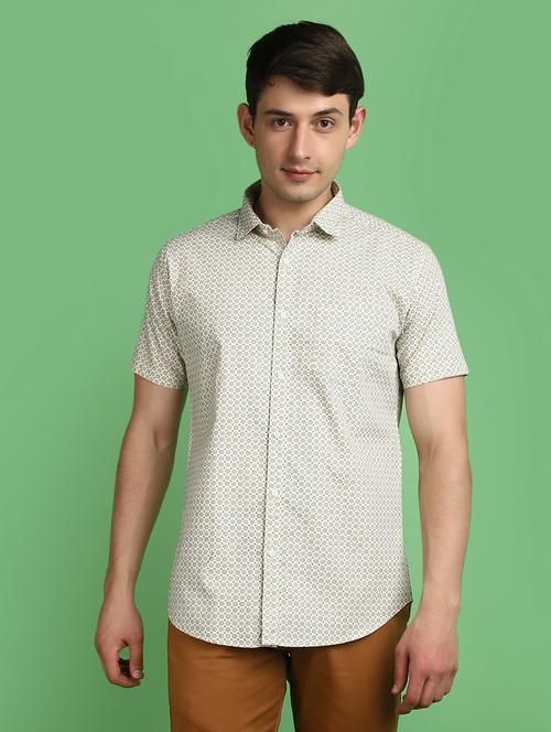 men printed casual shirt - 20998276 - Very Small Image - 1