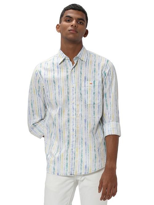 multicolored cotton casual shirt - 20998945 - Very Small Image - 1