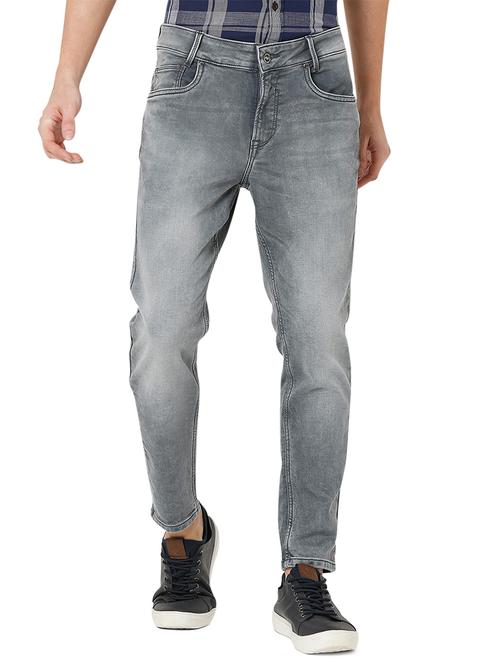 men mid rise washed jeans - 20999112 - Very Small Image - 1