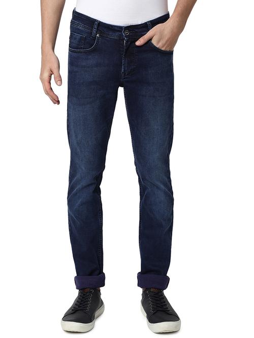 men mid rise washed jeans - 20999129 - Very Small Image - 1