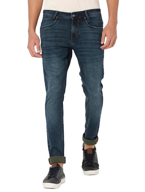 men mid rise washed jeans - 20999131 - Very Small Image - 1