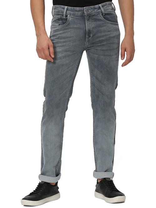 men plain mid rise jeans - 20999352 - Very Small Image - 1
