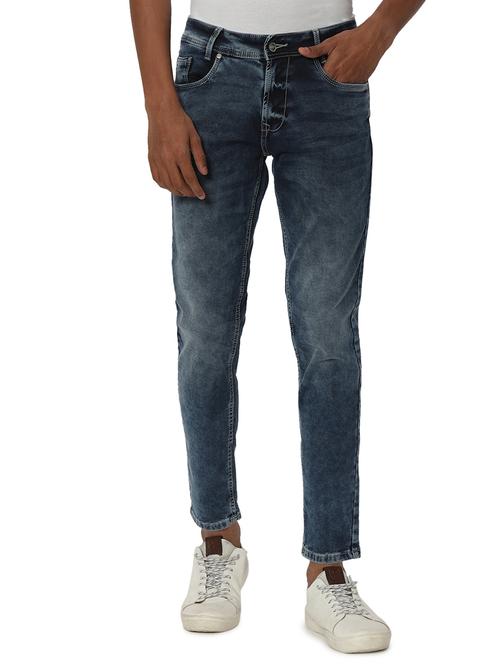 men plain mid rise jeans - 20999363 - Very Small Image - 1