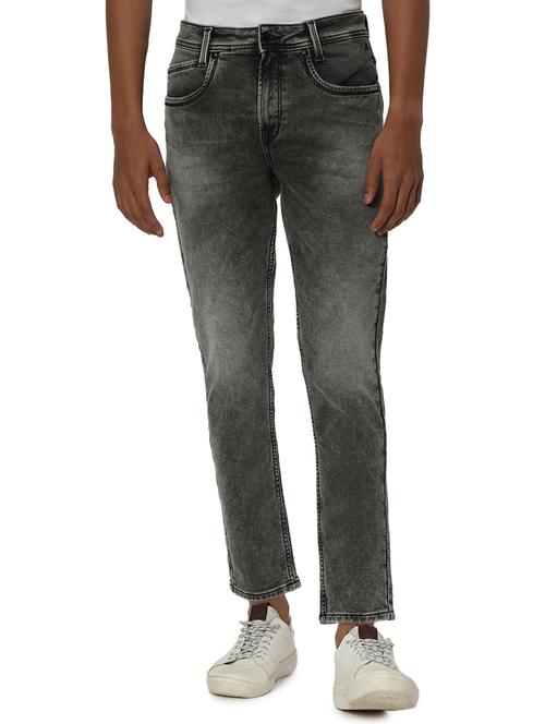 men plain mid rise jeans - 20999366 - Very Small Image - 1