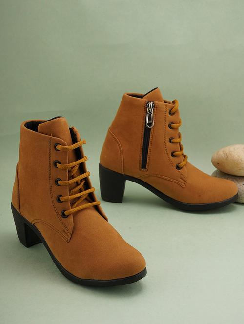 women lace up ankle lenght boot - 21000507 - Very Small Image - 1
