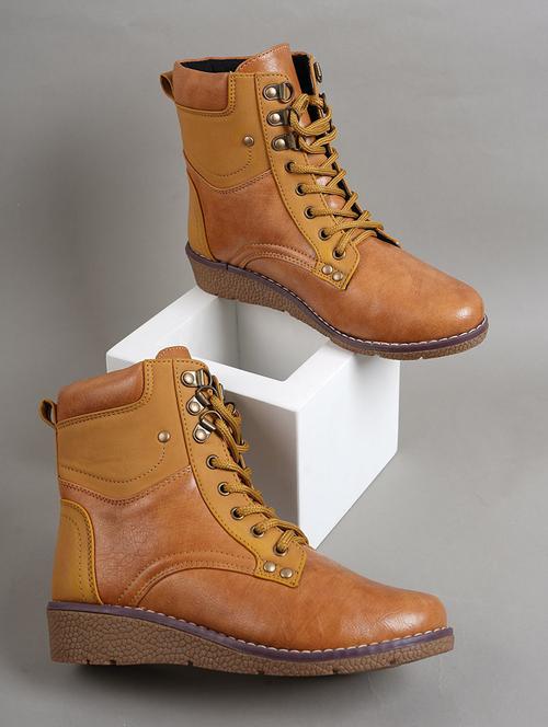 women lace up ankle lenght boot - 21000509 - Very Small Image - 1