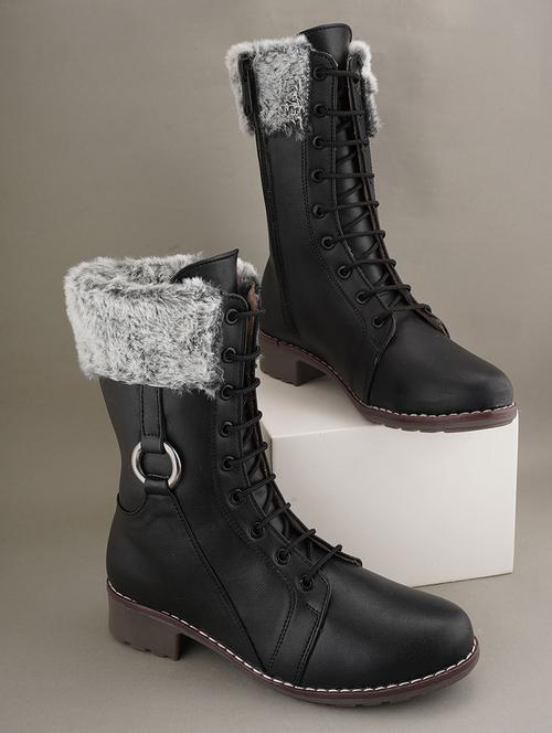 women lace up ankle lenght boot - 21000520 - Very Small Image - 1