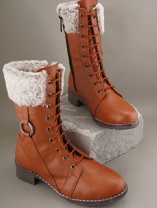 women lace up ankle lenght boot - 21000521 - Very Small Image - 1