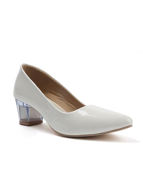 white slip on pump - 21000770 - Very Small Image - 1