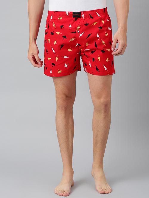 red cotton boxer - 21016537 - Very Small Image - 1