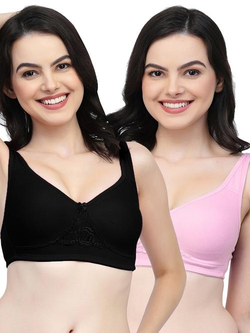 multi colored hosiery tshirt bra - 21018336 - Very Small Image - 1