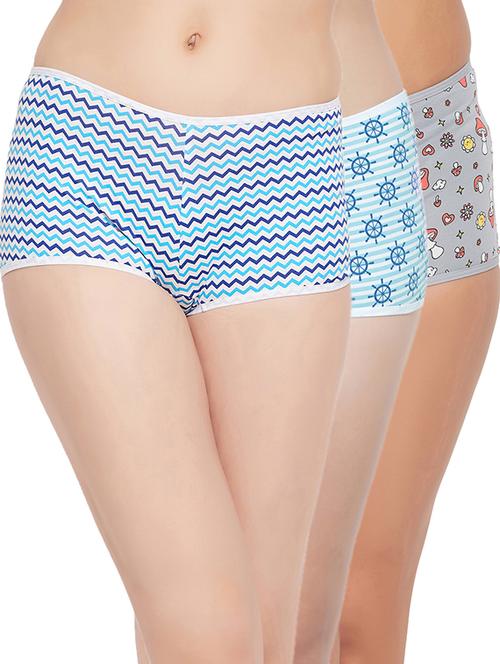 pack of 3 multi colored printed panty - 21020587 - Very Small Image - 1