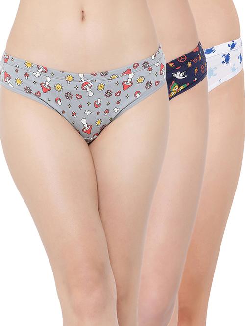 pack of 3 multi colored printed panty - 21020624 - Very Small Image - 1