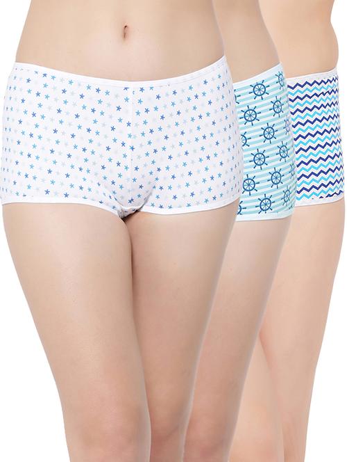 pack of 3 multi colored printed boy shorts - 21020627 - Very Small Image - 1
