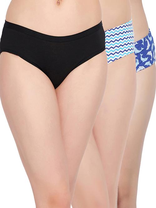 pack of 3 multi colored hipster panty - 21020637 - Very Small Image - 1