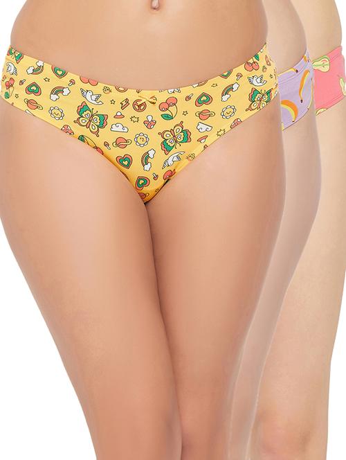 pack of 3 multi colored printed panty - 21020638 - Very Small Image - 1