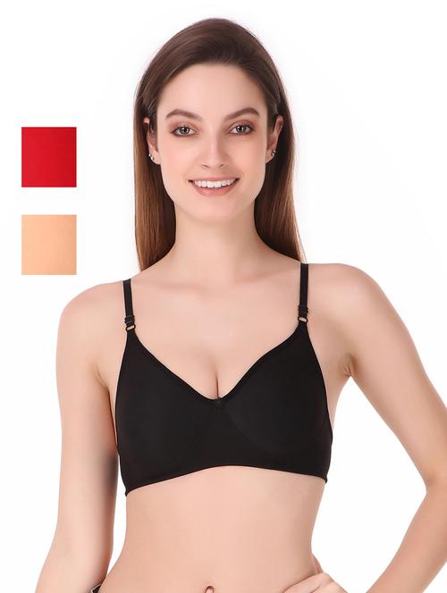 women non padded bra combo - 21021382 - Very Small Image - 1