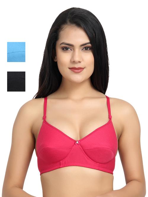 women non padded bra combo - 21021425 - Very Small Image - 1