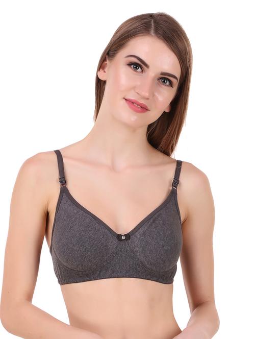 women solid regular bra - 21021431 - Very Small Image - 1