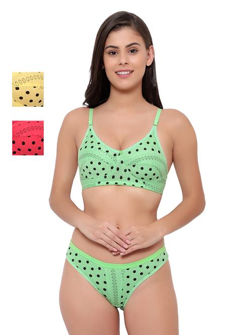 women set of 3 bras and panty set - 21021756 - Very Small Image - 1