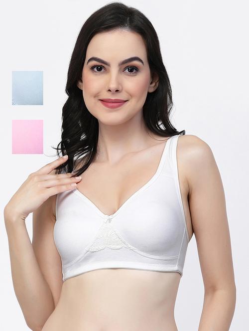multi colored cotton blend tshirt bra - 21022049 - Very Small Image - 1