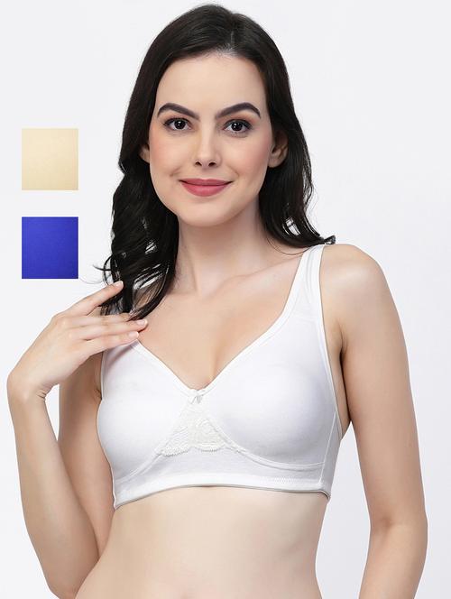 multi colored cotton blend tshirt bra - 21022054 - Very Small Image - 1