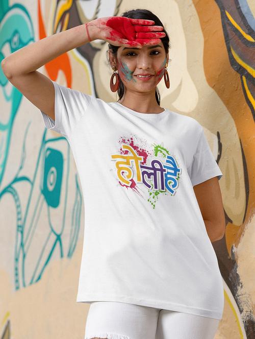 men round neck front printed t-shirt - 21024261 - Very Small Image - 1