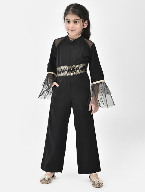 girls black full length jumpsuit - 21024688 - Very Small Image - 1