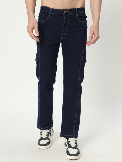 men mid rise plain cargo - 21025345 - Very Small Image - 1