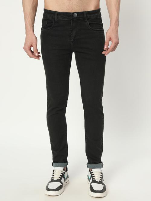 men mid rise plain denim jeans - 21025349 - Very Small Image - 1