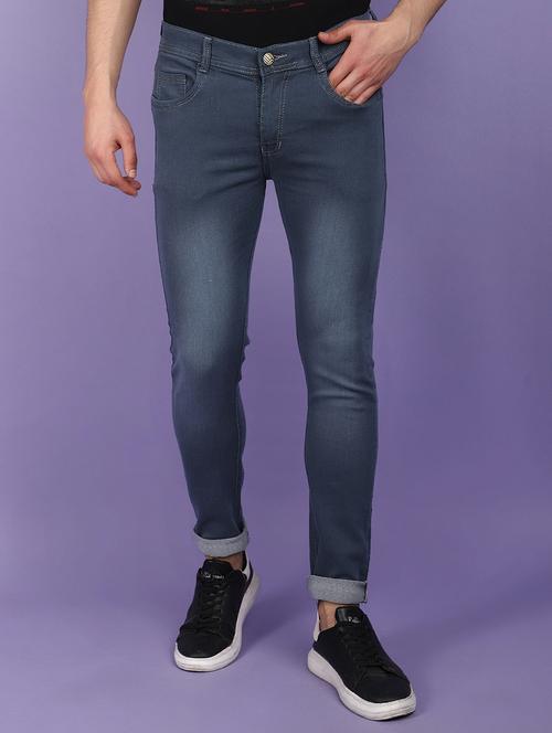 men mid rise plain jeans - 21025492 - Very Small Image - 1