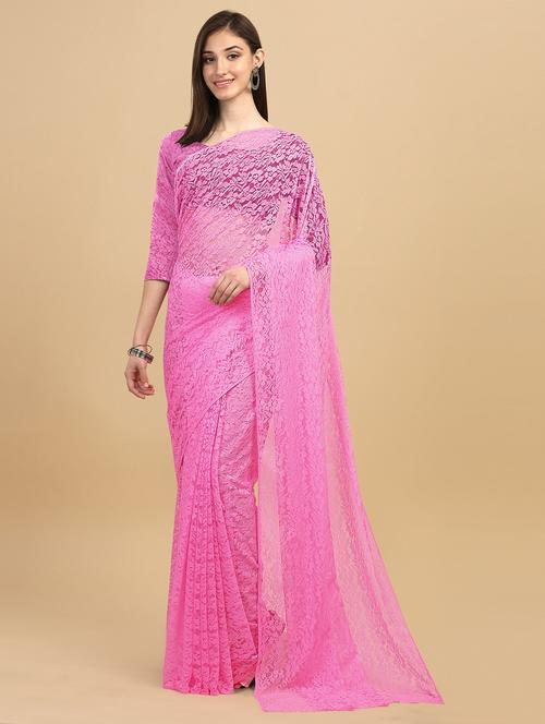 women self design plain saree with blouse - 21026716 - Very Small Image - 1